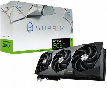 MSI GeForce RTX 5090 SUPRIM SOC | 32GB GDDR7 VRAM | 4K Gaming & AI | Videokaart | GPU | Nvidia