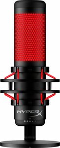 HyperX QuadCast | USB-microfoon | Rode verlichting | Voor pc en console | Zwart/Rood