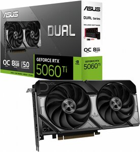ASUS Dual GeForce RTX 5060 Ti | 8GB GDDR7 | DLSS 4 | Videokaart | Nvidia GPU