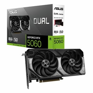 ASUS Dual GeForce RTX 5060 | 8GB GDDR7 | DLSS 4 | Videokaart | Nvidia GPU