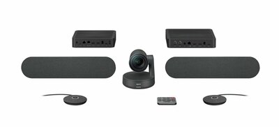 Logitech Rally | Ultra-HD ConferenceCam | Videovergadersysteem | Voor groepen tot 16 personen | Ethernet LAN | Zwart