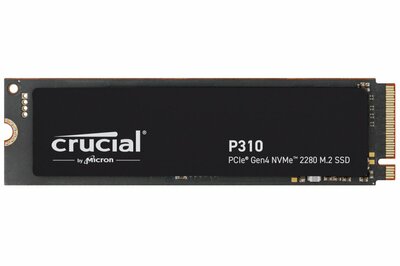 Crucial P310 | 500GB NVMe SSD | M.2 Gen4 | tot 6.600 MB/s Lezen | tot 3.500 MB/s Schrijven