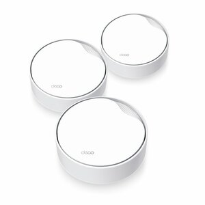 TP-Link Deco X50-PoE (3-pack) | Dual-band WiFi 6 Mesh Router | Gigabit Ethernet | AX3000