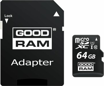 Goodram M1AA | MicroSDXC | 64GB | Class 10 | UHS-I U1