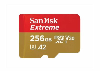 SanDisk Extreme | MicroSDXC | 256GB | Class 10 | UHS-I U3