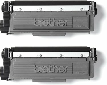 Brother TN‑2420 TWIN-Pack | 2× Zwarte Tonercartridge | 3.000 Pagina’s per Stuk | Origineel
