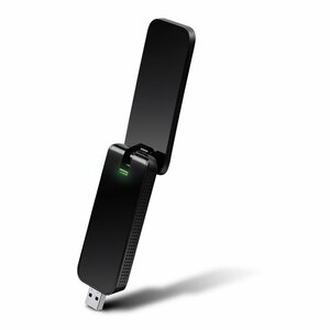 TP-Link AC1300 | Wi-Fi 5 Dual-band USB-adapter | 400 Mbps 2,4 GHz / 867 Mbps 5 GHz | USB 3.0 | Zwart