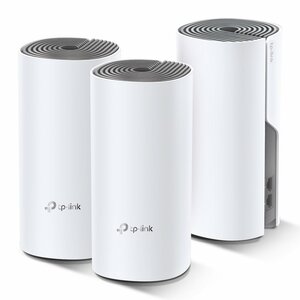 TP-Link Deco E4 (3-pack) | Dual-band WiFi 5 Mesh Router | Fast Ethernet | AC1200