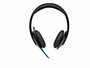 Logitech H540 USB Computer Headset Met high-definition geluid en knoppen op het oorstuk_