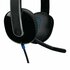 Logitech H540 USB Computer Headset Met high-definition geluid en knoppen op het oorstuk_