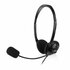 Ewent EW3563 hoofdtelefoon/headset Hoofdband 3,5mm-connector Zwart_