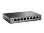 TP-LINK TL-SG108PE Unmanaged Gigabit Ethernet (10/100/1000) Power over Ethernet (PoE) Zwart_