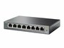 TP-LINK TL-SG108PE Unmanaged Gigabit Ethernet (10/100/1000) Power over Ethernet (PoE) Zwart_
