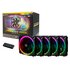 Antec Prizm 120 ARGB 5+C Computer behuizing Ventilator 12 cm Zwart, Wit/ RGB_