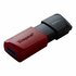 Kingston DataTraveler Exodia M | 128GB USB-A 3.2 Flash Drive | Zwart/Rood_