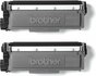 Brother TONER N 3K PK2 tonercartridge 2 stuk(s) Origineel_