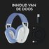 Logitech G G435 Headset Draadloos Hoofdband Gamen Bluetooth Wit_