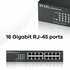 Zyxel GS1100-16 Unmanaged Gigabit Ethernet (10/100/1000)_