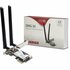 Inter-Tech DMG-35 | Wi-Fi 6 & Bluetooth 5.0 PCIe Adapter | 3000 Mbps | Dual-band (2,4 GHz / 5 GHz) | Intel AX200 Chipset | PCIe x1_