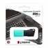 Kingston Technology DataTraveler Exodia M USB flash drive 256 GB USB Type-A 3.2 Gen 1 (3.1 Gen 1) Zwart, Turkoois_