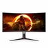 AOC G2 CU34G2X/BK computer monitor 86,4 cm (34") 3440 x 1440 Pixels Quad HD LED Zwart, Rood_