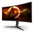 AOC G2 CU34G2X/BK computer monitor 86,4 cm (34") 3440 x 1440 Pixels Quad HD LED Zwart, Rood_