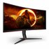 AOC G2 CU34G2X/BK computer monitor 86,4 cm (34") 3440 x 1440 Pixels Quad HD LED Zwart, Rood_