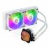 Cooler Master MasterLiquid 240L Core ARGB White Processor Kit voor vloeistofkoeling 12 cm Wit_