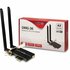 Inter-Tech DMG-36 Interne Adapter | WLAN: 802.11 a/b/g/n/ac/ax (Wi-Fi 6E) | Tot 5400 Mbit/s | Bluetooth 5.2_