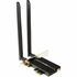 Inter-Tech DMG-36 Interne Adapter | WLAN: 802.11 a/b/g/n/ac/ax (Wi-Fi 6E) | Tot 5400 Mbit/s | Bluetooth 5.2_
