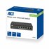 ACT AC4430 | Unmanaged Switch | 6 Poorten | Fast Ethernet (10/100 Mbps) | 4× PoE+ | PoE-budget 60W_