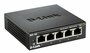 D-Link DGS-105 | Unmanaged Switch | 5 Poorten | Gigabit Ethernet (10/100/1000 Mbps) | Zwart_