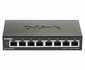D-Link DGS-1100-08V2 | Managed L2 Smart Switch | 8 Poorten | Gigabit Ethernet (10/100/1000 Mbps) | VLAN/QoS/IGMP Snooping | Fanless_