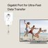 TP-Link AV1000 | Powerline Adapter Set | 1000 Mbps | Gigabit Ethernet | Starter Kit_
