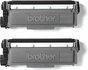 Brother TN‑2420 TWIN-Pack | 2× Zwarte Tonercartridge | 3.000 Pagina’s per Stuk | Origineel_